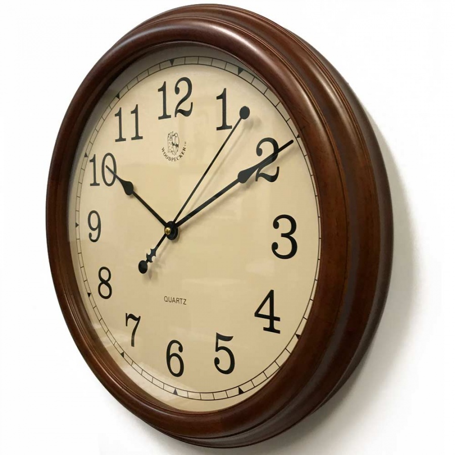 Деревянные настенные часы Woodpecker 8009 (07) (склад-2)