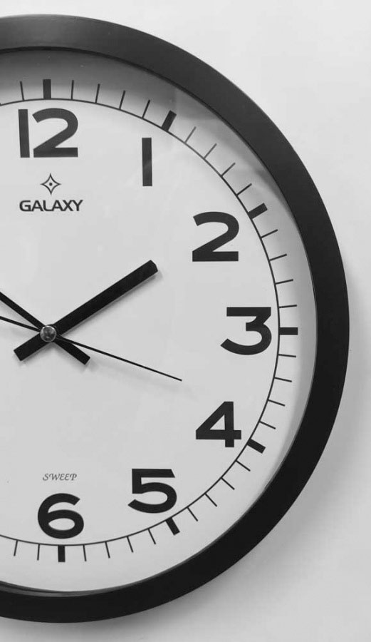 черные Настенные часы GALAXY 216-K