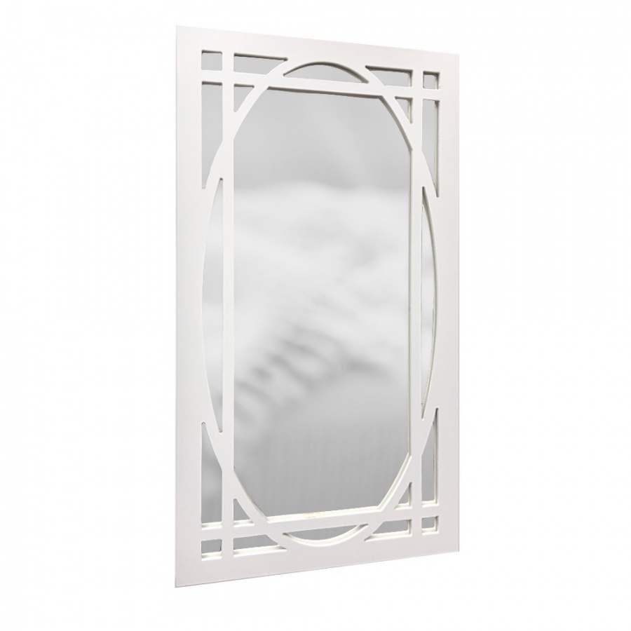 интерьерное белое зеркало Castita Z8-1