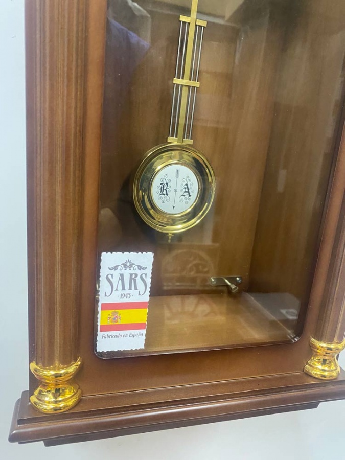 Настенные кварцевые часы SARS 8535-15 Walnut