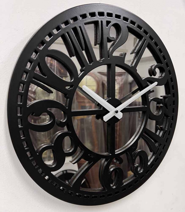 Настенные часы Castita CL-42-2,2-Round-Mirror-Black