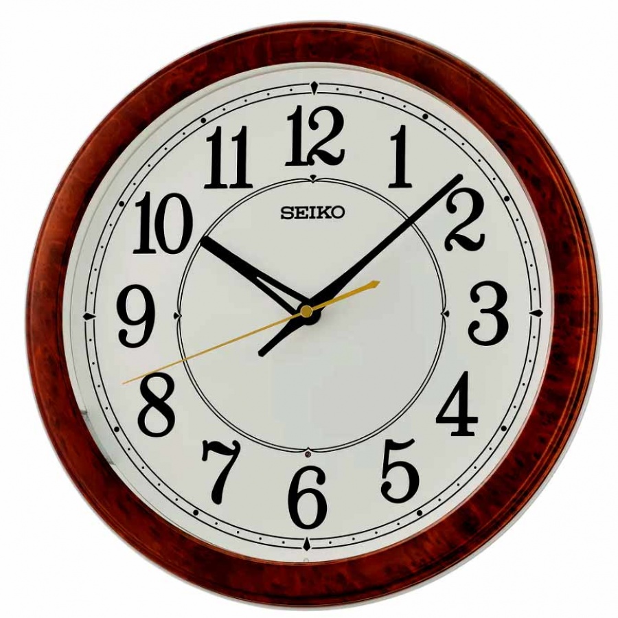 Настенные часы SEIKO QXA788BN с постоянной Автоподсветкой