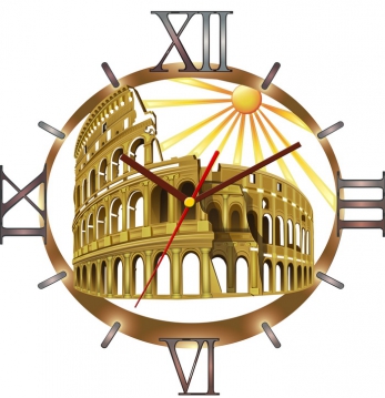 Часы настенные Tiarella "Рим 6"