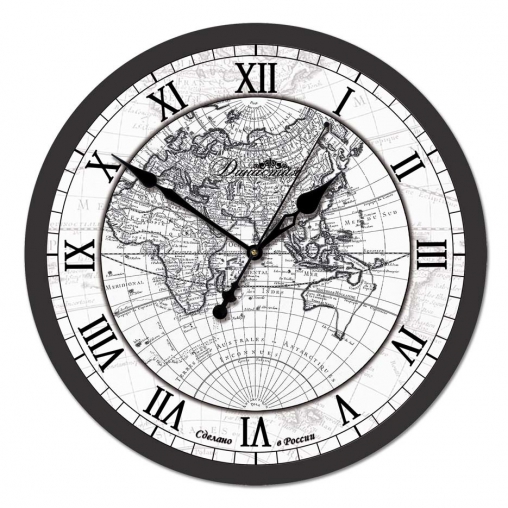 Настенные часы из стекла Династия 01-005 "Цивилизация"