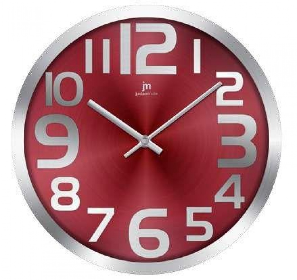 Часы настенные из металла Lowell 14972R