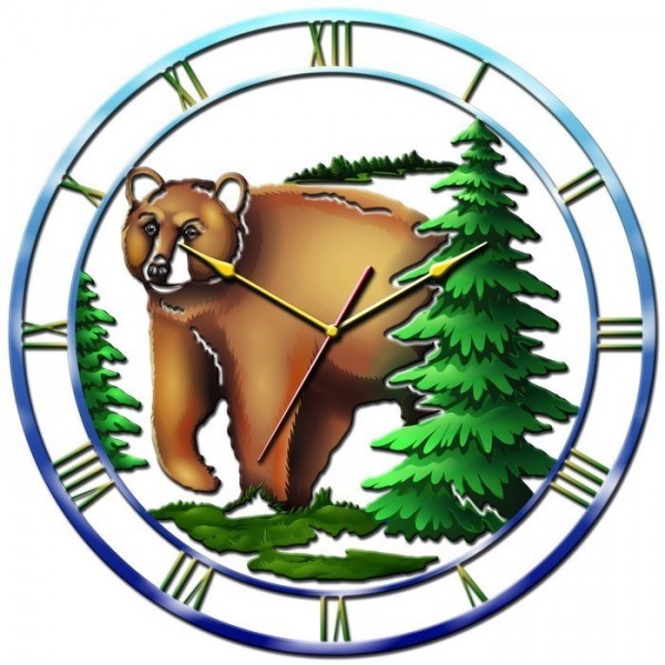 Часы настенные Tiarella "Медведь"