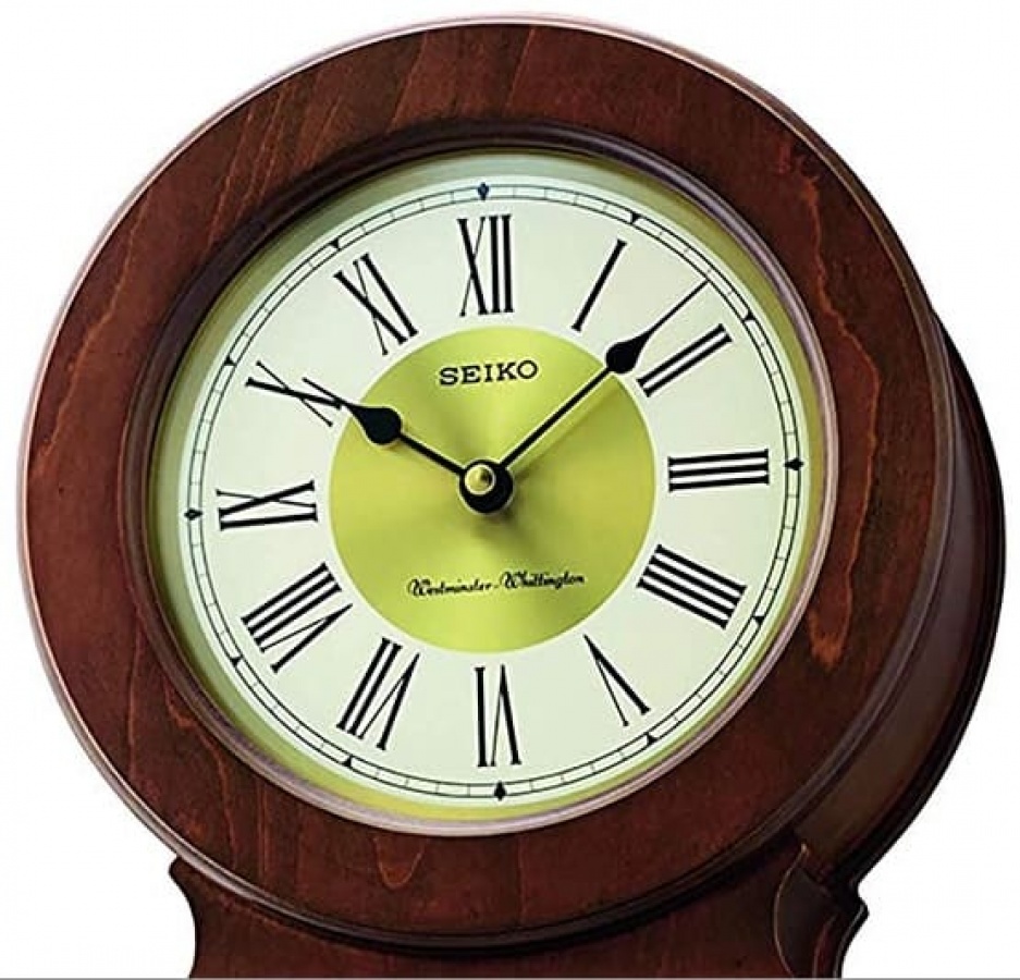 Настенные часы SEIKO QXH071BN с боем и мелодией (склад)