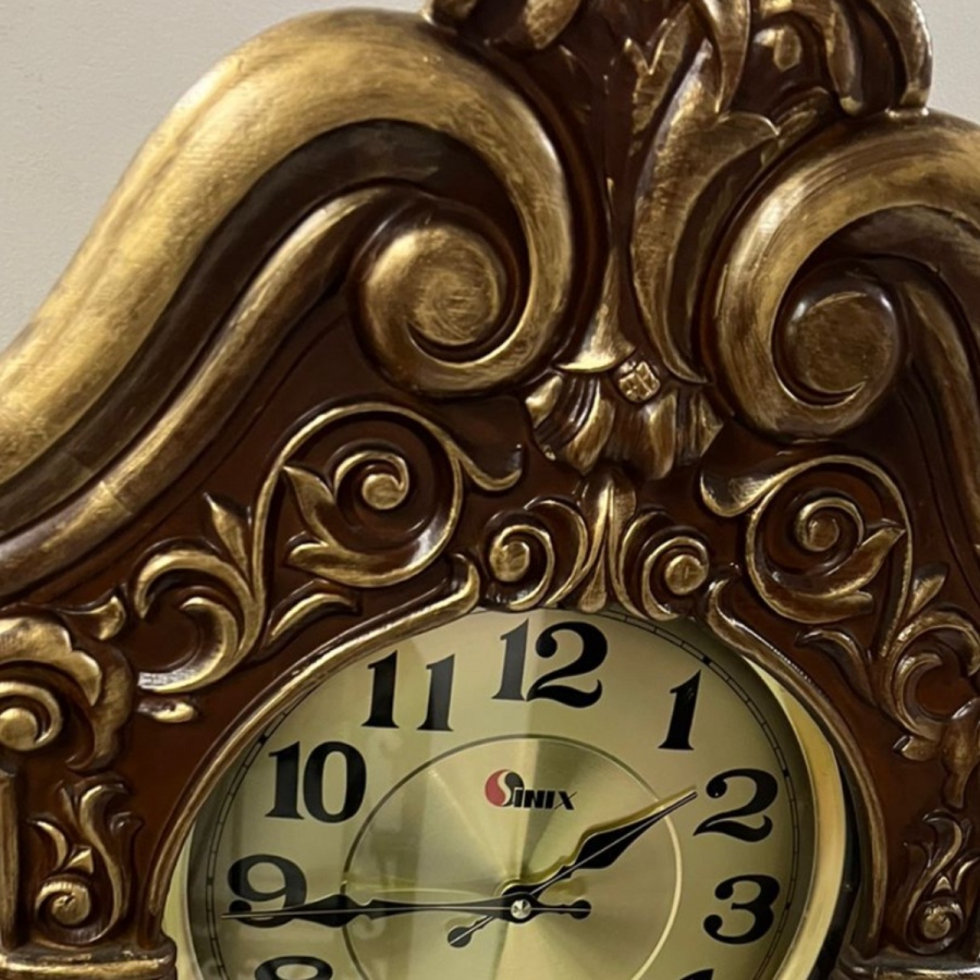 Настенные часы с боем и мелодией SINIX 904 PG с золотым патинированием