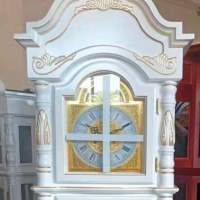 Напольные часы WorldTime 0813-3 White Gold