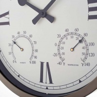 Настенные часы с термометром и гигрометром UTS С-61.09-15