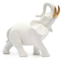 Статуэтка Nadal 733010 "Белый слон (золотые бивни)"