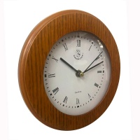 Деревянные маленькие настенные часы Woodpecker 7346 (05), 18 см
