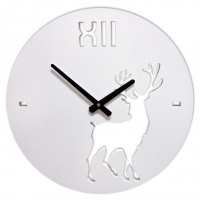 Настенные часы Castita CL-40-1,3-White-Deer (Белый олень)