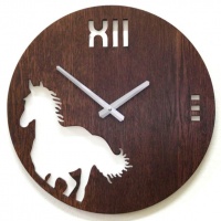 Настенные часы Castita CL-40-4-Brown-Horse (Коричневая Лошадь)