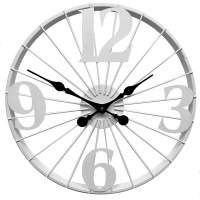 Настенные часы GALAXY DM-60 White, из металла, 50 см