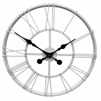 Настенные часы GALAXY DM-65 White, из металла, 50 см