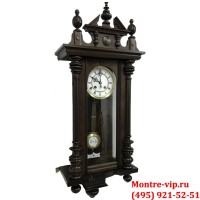 Старинные настенные часы с боем Gustav Becker-3