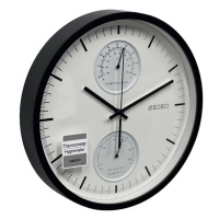  Настенные часы SEIKO QXA525KN с Термометром и гигрометром