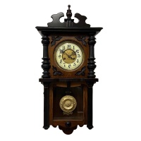 Настенные антикварные часы с боем Gustav Becker 9