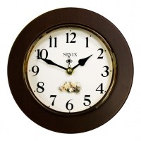 Часы настенные для дома и офиса Sinix 5080W (склад)