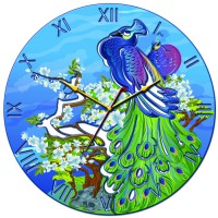 Часы настенные Tiarella "Павлин"