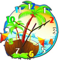 Часы настенные Tiarella "Пляж"