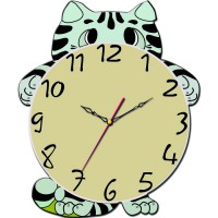 Часы настенные Tiarella "Смешной котёнок"