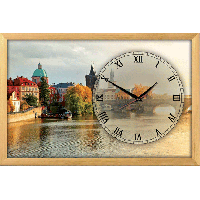 Настенные часы из песка Династия 03-154 "Прага"