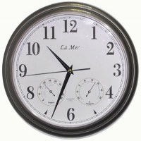 Настенные часы LA MER GD115-Gray
